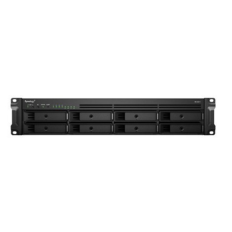 Synology | Rack NAS | RS1221+ | Up to 8 HDD/SSD Hot-Swap | AMD Ryzen | Ryzen V1500B Quad Core | Processor frequency 2.2 GHz | 4